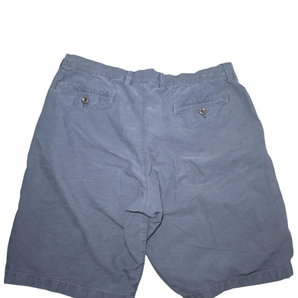 J. Crew Navy Flat Front Shorts Mens Sz 34 W‎ 10.5 L